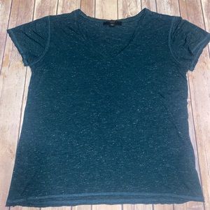 All Saints Green Glitter T-shirt Size Medium